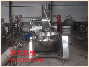 【全自動行星攪拌夾層鍋高粘稠度物料專用炒鍋設備蓮蓉豆沙適用】-